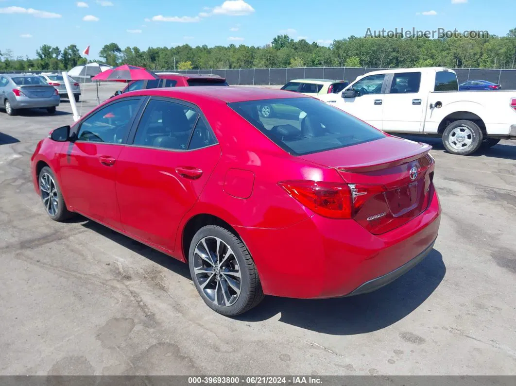 2017 Toyota Corolla Se Red vin: 2T1BURHE4HC766168