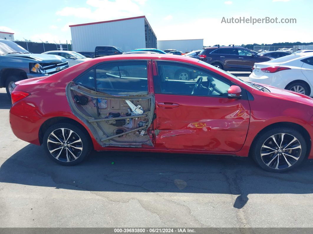 2017 Toyota Corolla Se Red vin: 2T1BURHE4HC766168