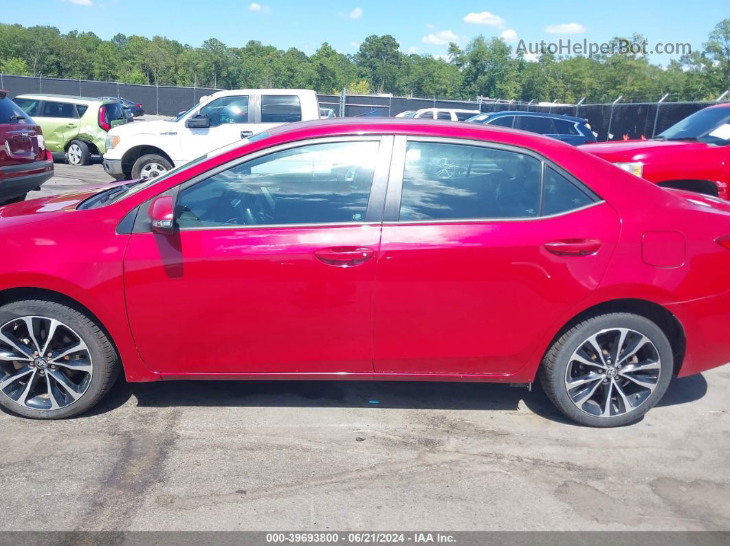 2017 Toyota Corolla Se Red vin: 2T1BURHE4HC766168