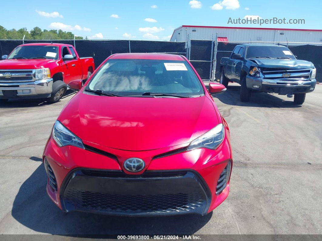 2017 Toyota Corolla Se Red vin: 2T1BURHE4HC766168