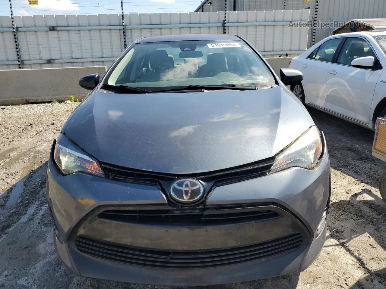 2017 Toyota Corolla L Gray vin: 2T1BURHE4HC777896