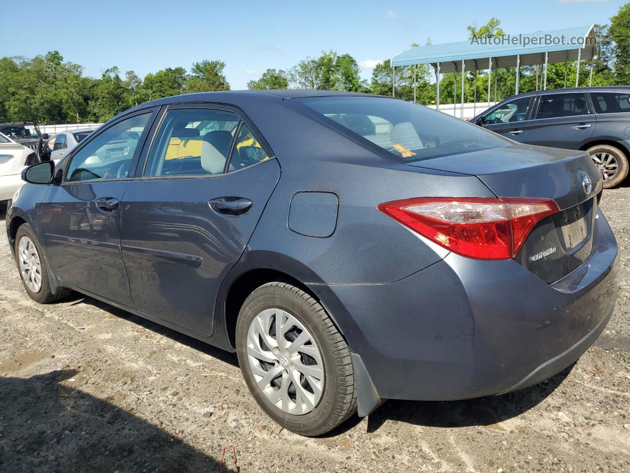 2017 Toyota Corolla L Gray vin: 2T1BURHE4HC777896