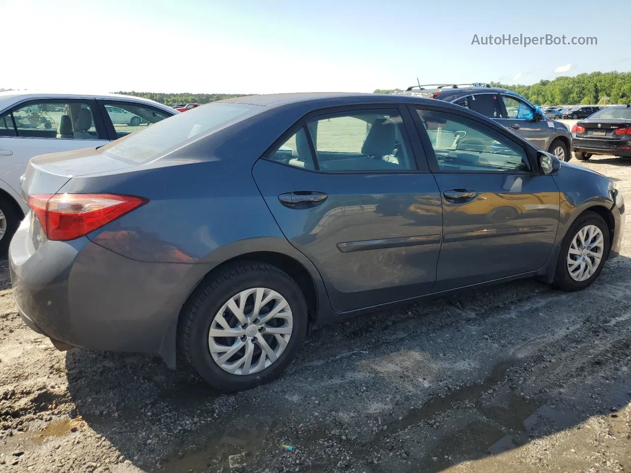 2017 Toyota Corolla L Gray vin: 2T1BURHE4HC777896