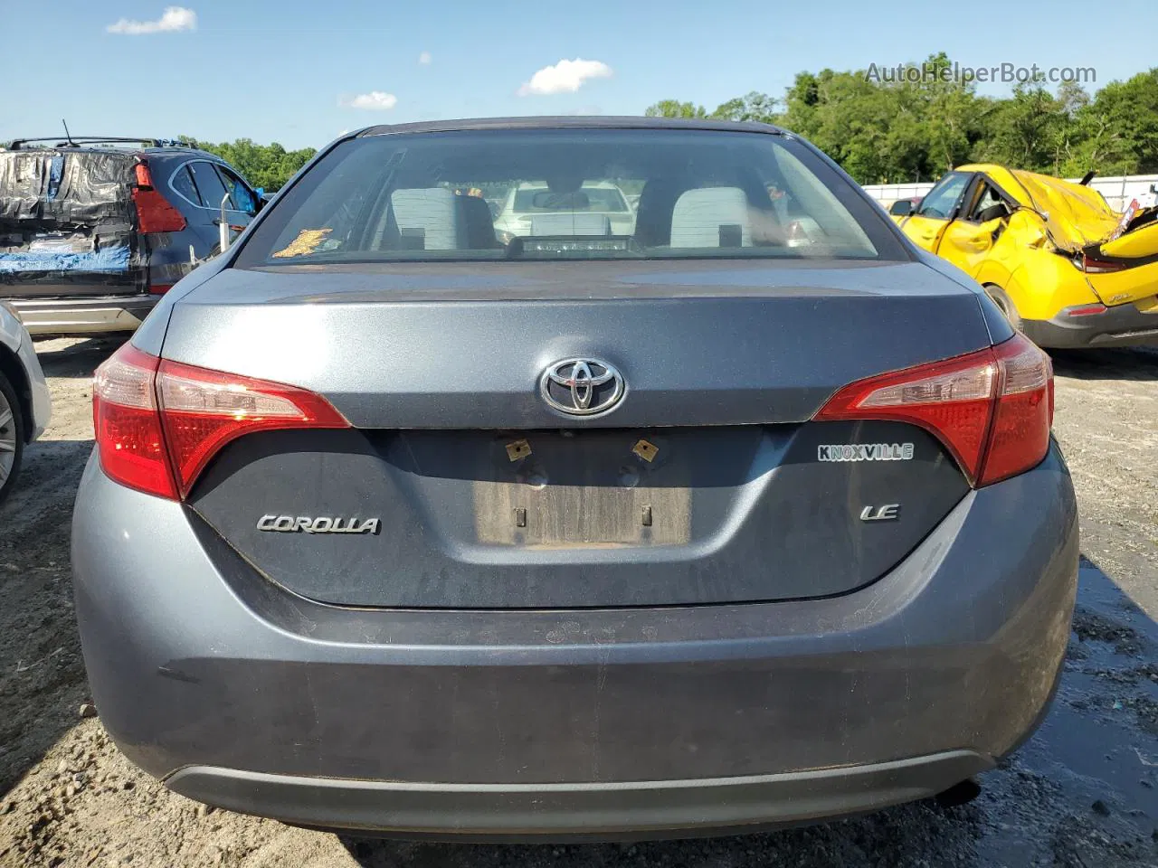 2017 Toyota Corolla L Gray vin: 2T1BURHE4HC777896