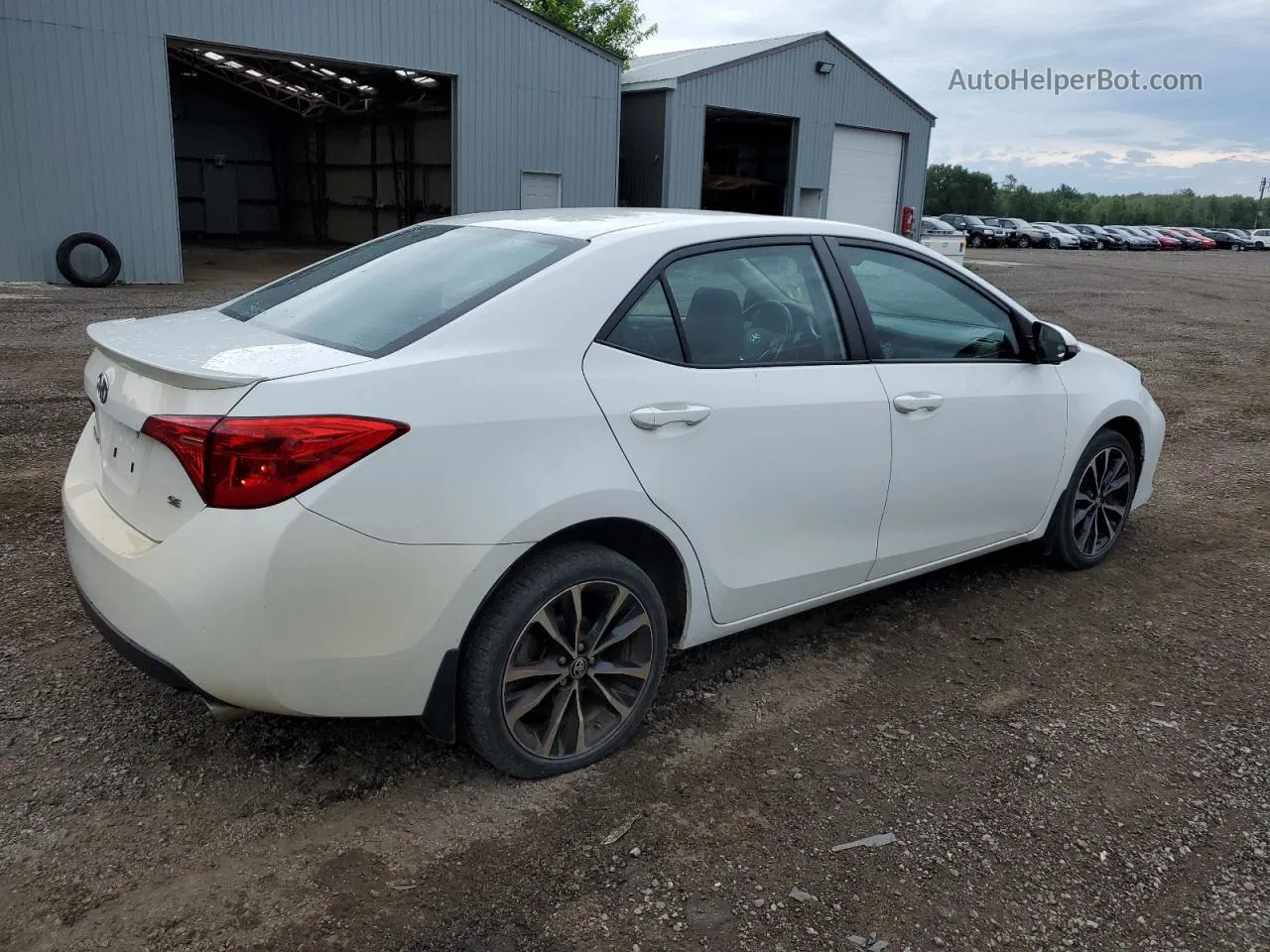 2017 Toyota Corolla L White vin: 2T1BURHE4HC823016