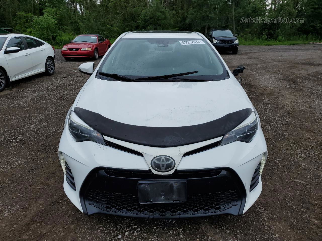 2017 Toyota Corolla L White vin: 2T1BURHE4HC823016