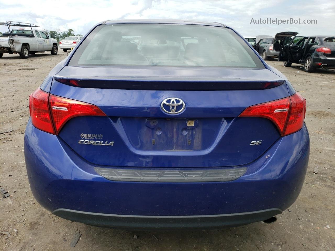 2017 Toyota Corolla L Синий vin: 2T1BURHE4HC841032