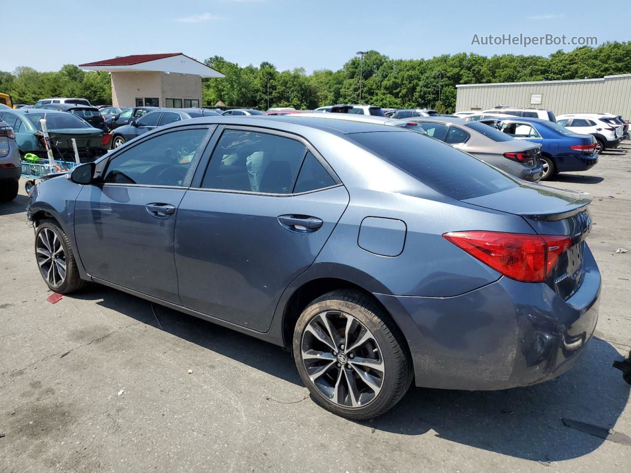 2017 Toyota Corolla L Gray vin: 2T1BURHE4HC843010