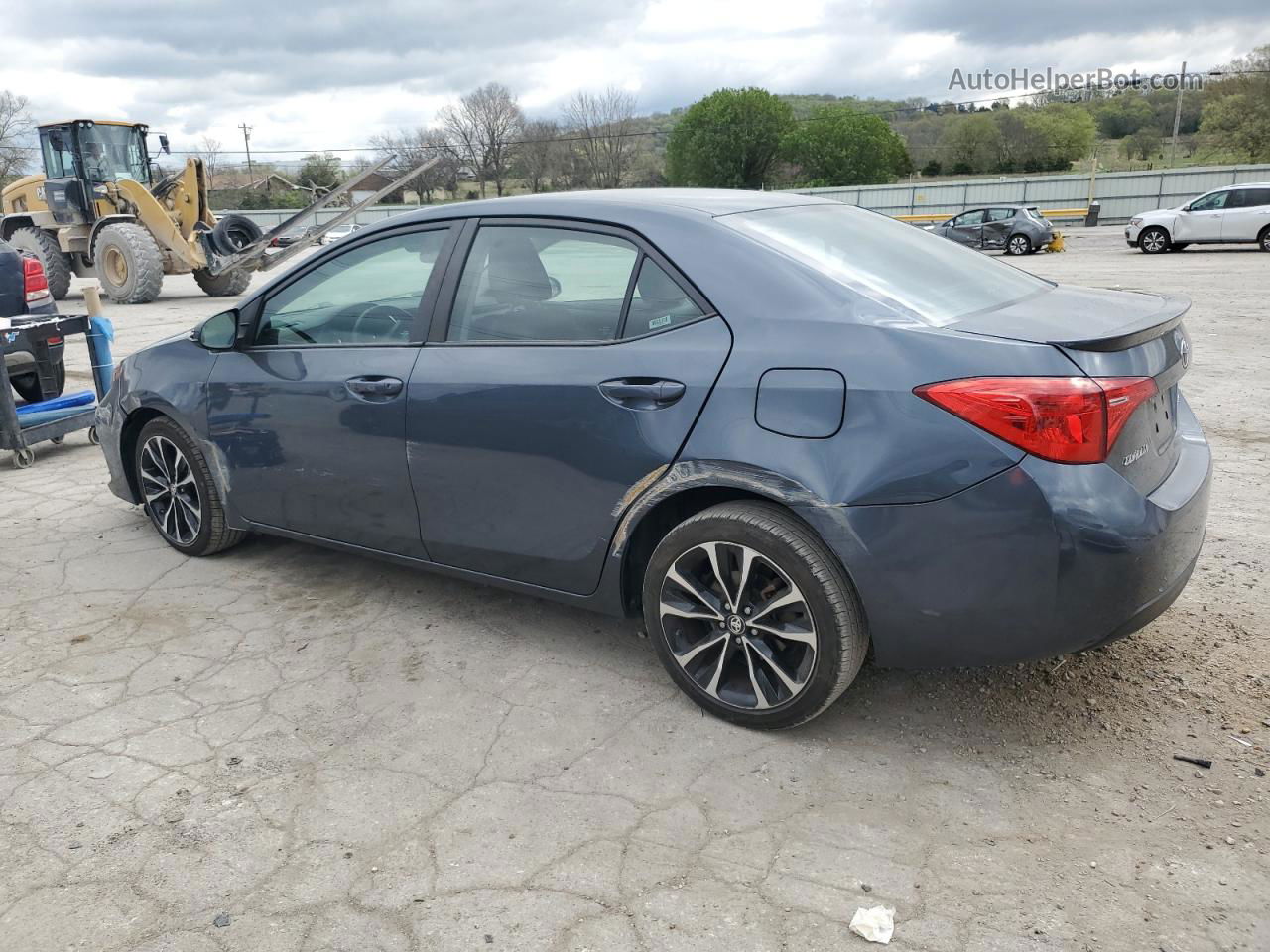 2017 Toyota Corolla L Blue vin: 2T1BURHE4HC862589