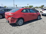 2017 Toyota Corolla L Red vin: 2T1BURHE4HC866495