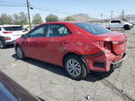 2017 Toyota Corolla L Red vin: 2T1BURHE4HC866495