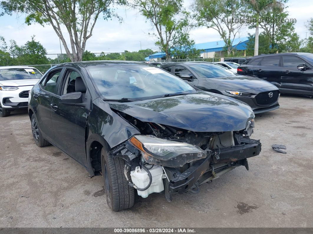 2017 Toyota Corolla Le Black vin: 2T1BURHE4HC887959