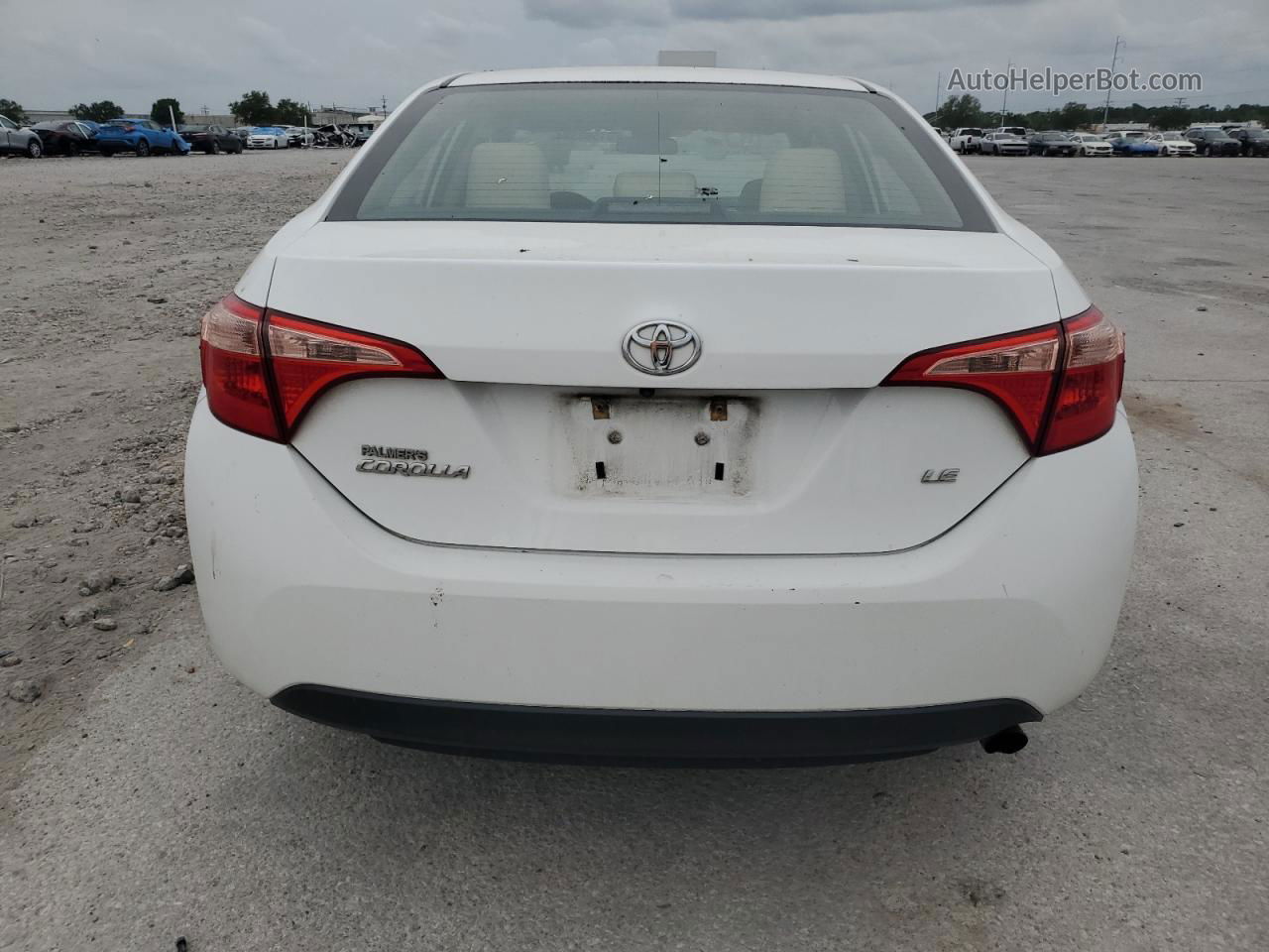 2017 Toyota Corolla L White vin: 2T1BURHE4HC912228