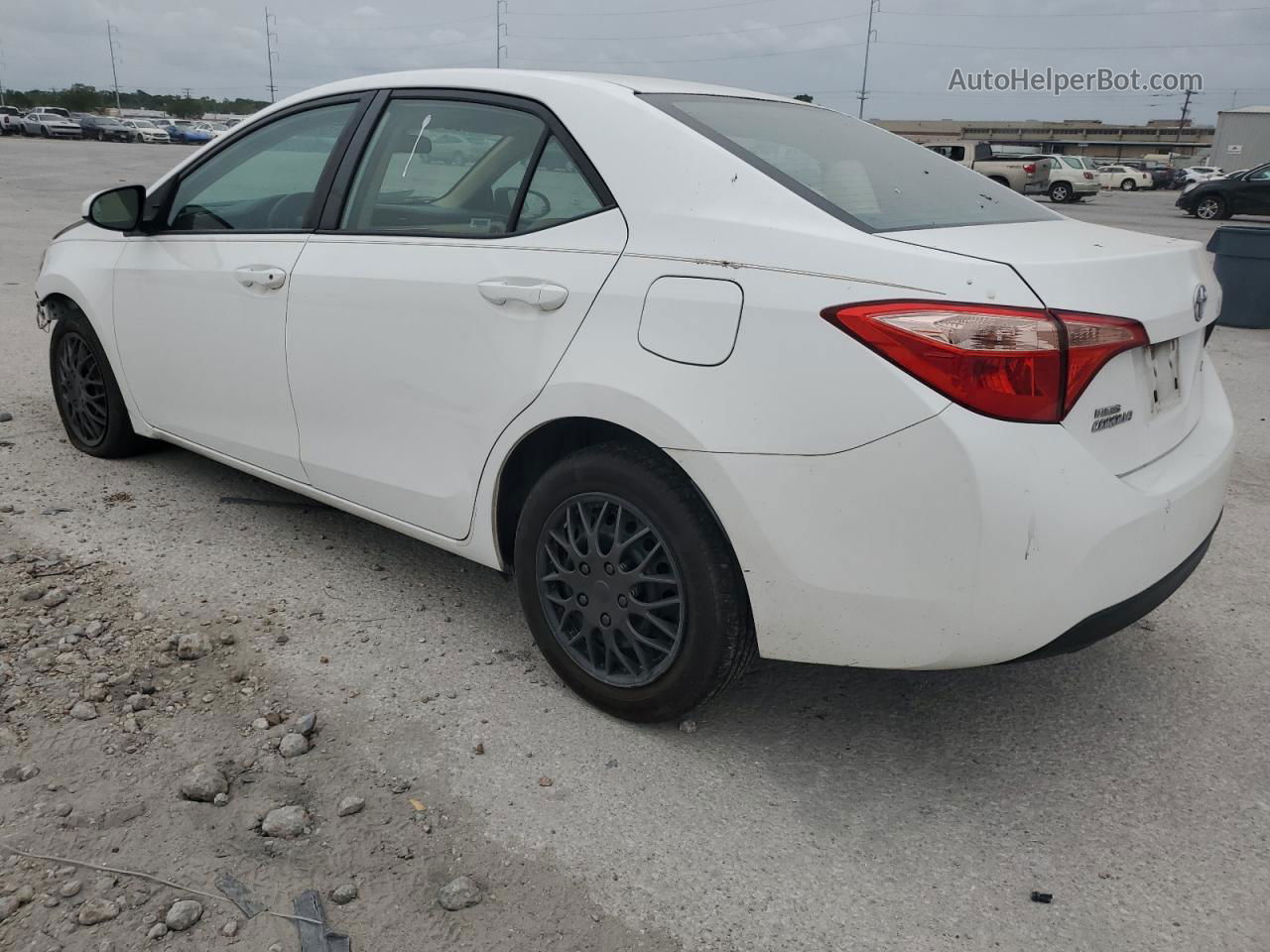 2017 Toyota Corolla L White vin: 2T1BURHE4HC912228