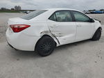 2017 Toyota Corolla L White vin: 2T1BURHE4HC912228