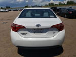 2017 Toyota Corolla L White vin: 2T1BURHE4HC935105