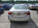 2017 Toyota Corolla L Silver vin: 2T1BURHE4HC947867