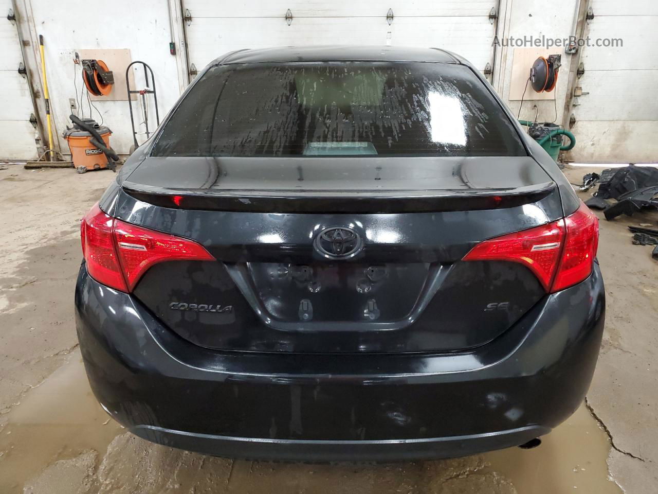 2017 Toyota Corolla L Black vin: 2T1BURHE4HC960702