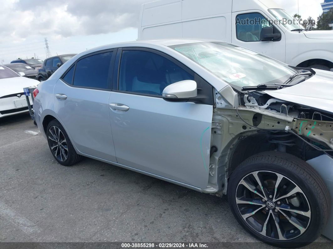 2019 Toyota Corolla Se Silver vin: 2T1BURHE4KC131877