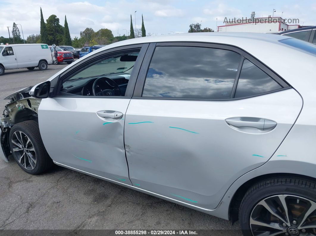 2019 Toyota Corolla Se Серебряный vin: 2T1BURHE4KC131877