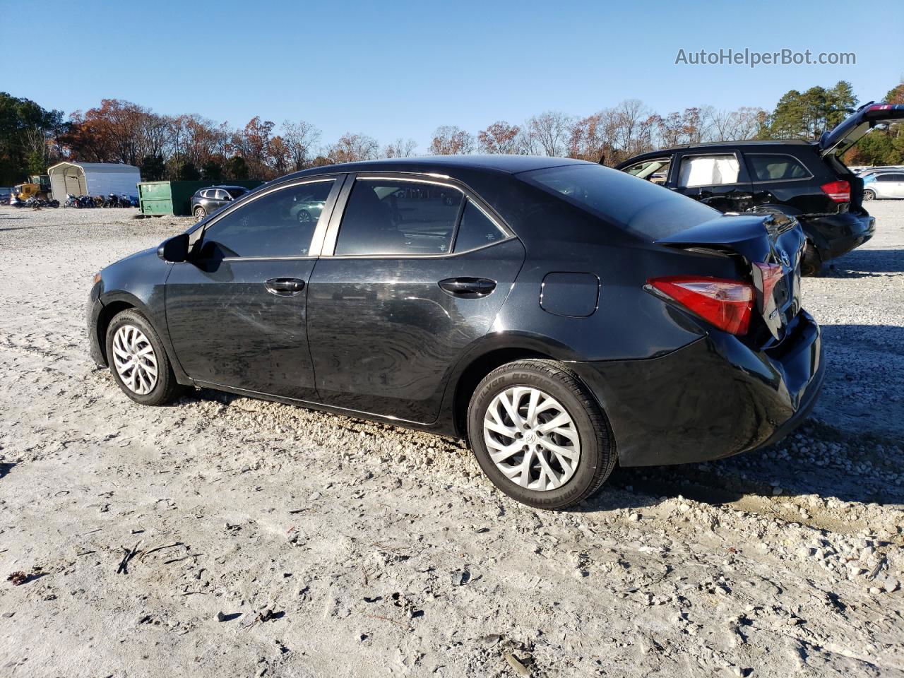 2019 Toyota Corolla L Black vin: 2T1BURHE4KC139896