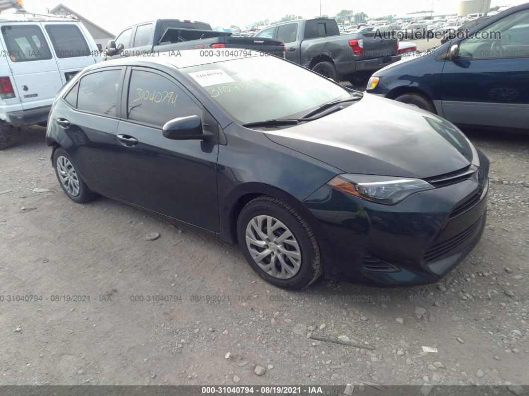 2019 Toyota Corolla L/le/se/xle/xse Dark Blue vin: 2T1BURHE4KC163812