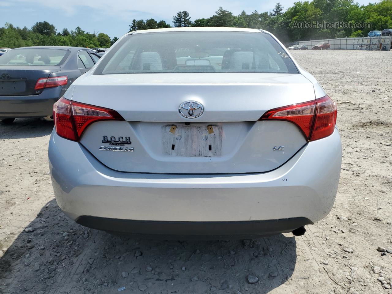 2019 Toyota Corolla L Silver vin: 2T1BURHE4KC169643