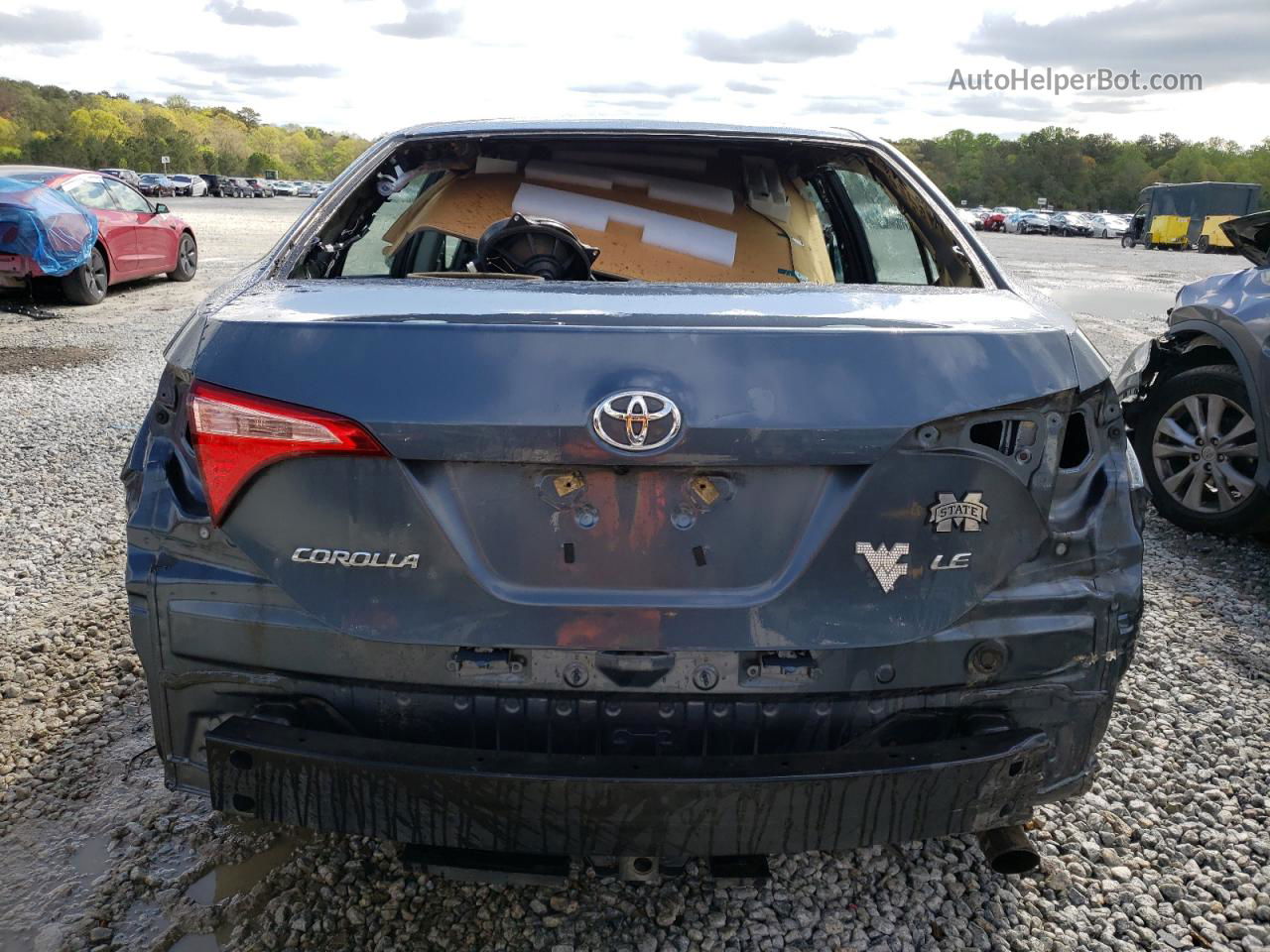 2019 Toyota Corolla L Blue vin: 2T1BURHE4KC175426