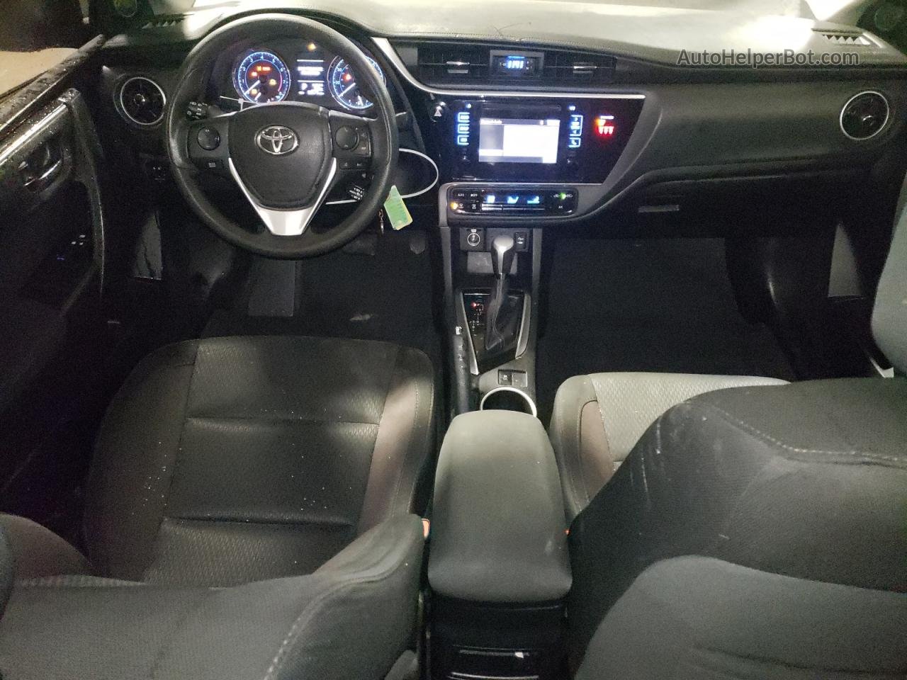 2019 Toyota Corolla L Black vin: 2T1BURHE4KC179086