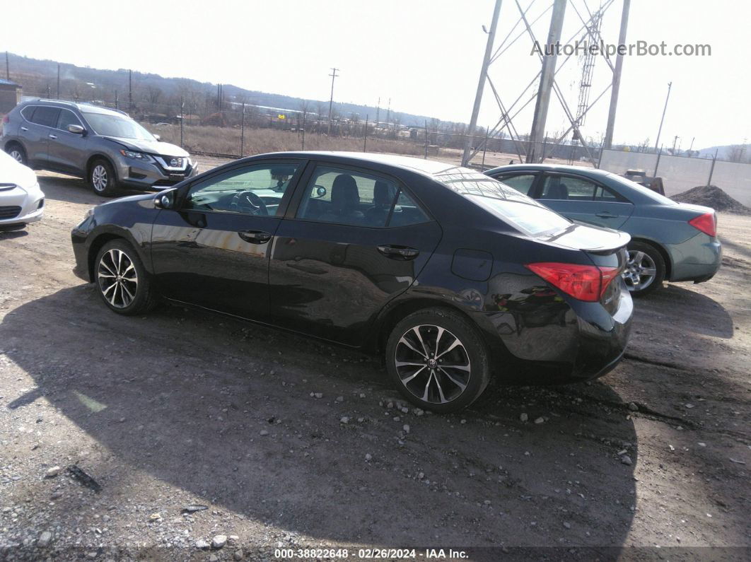 2019 Toyota Corolla Se Black vin: 2T1BURHE4KC185194