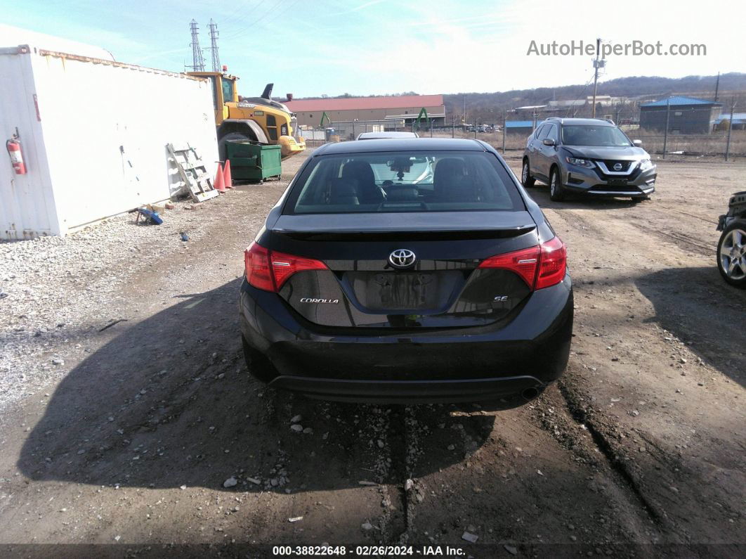 2019 Toyota Corolla Se Black vin: 2T1BURHE4KC185194