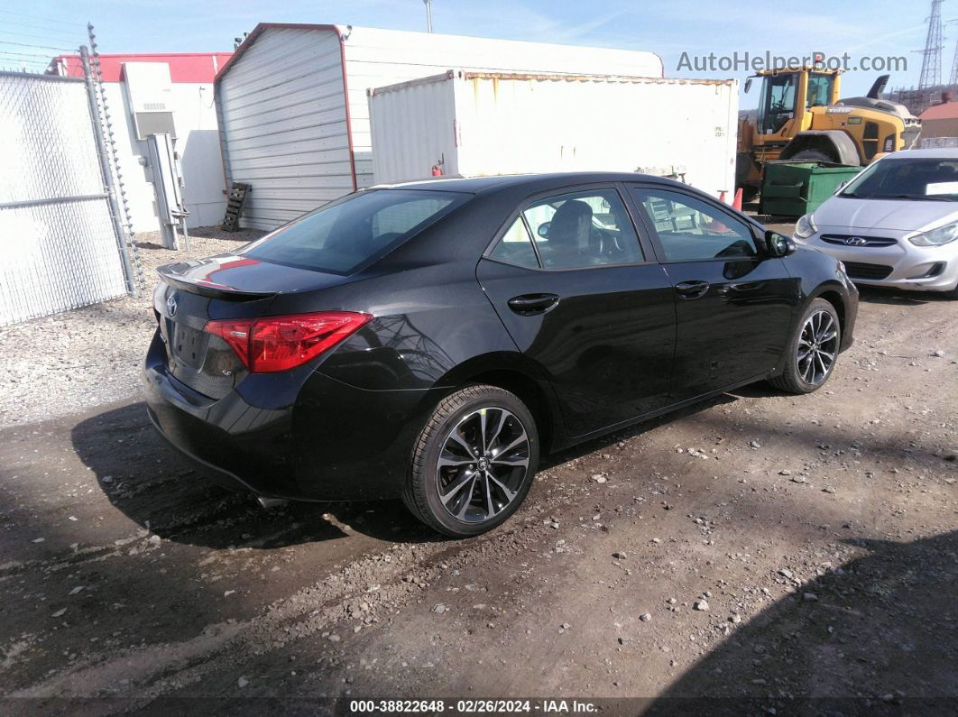 2019 Toyota Corolla Se Черный vin: 2T1BURHE4KC185194