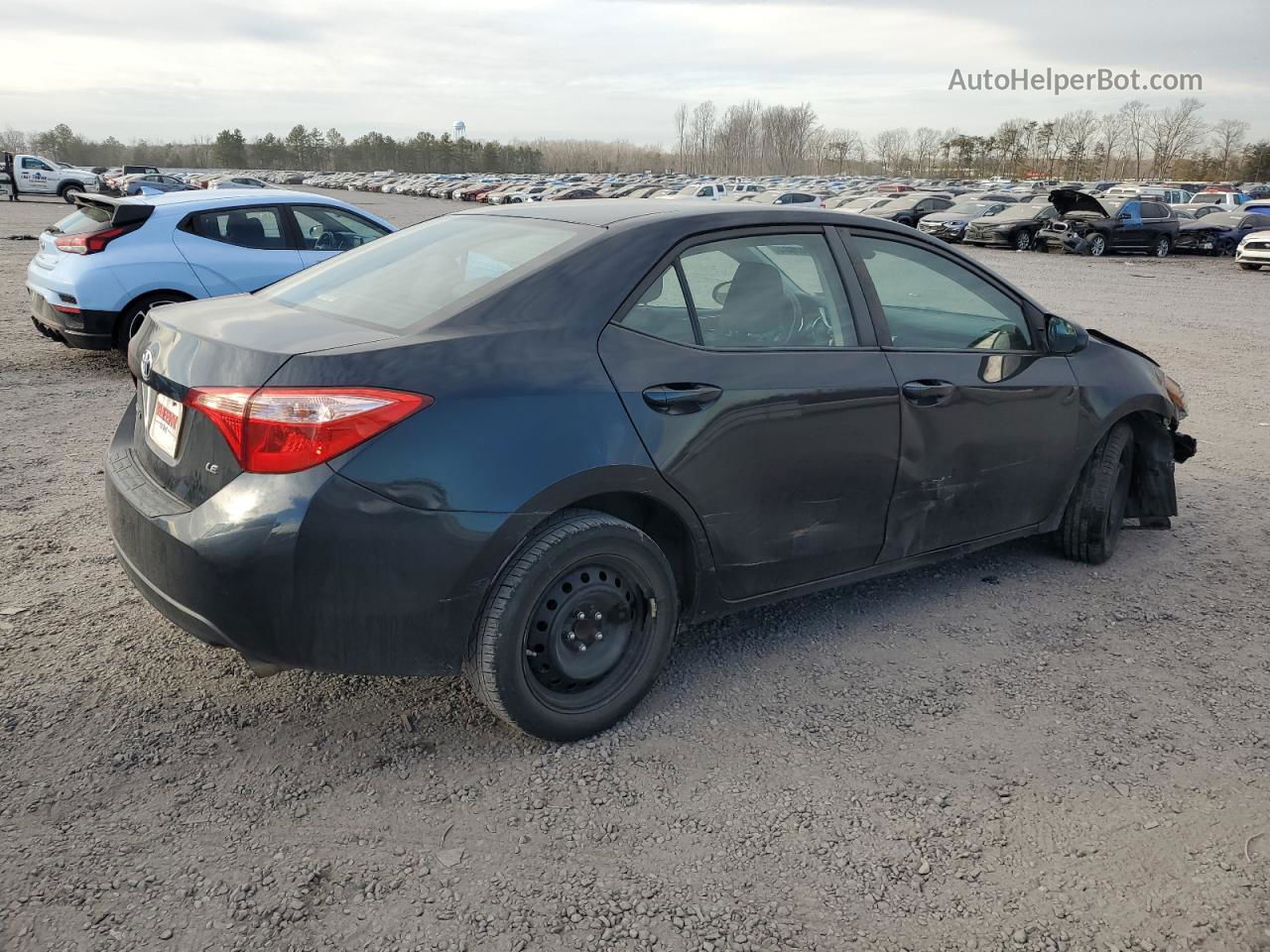 2019 Toyota Corolla L Черный vin: 2T1BURHE4KC192260