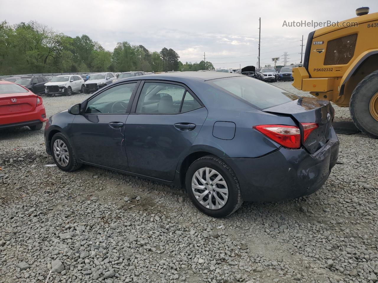 2019 Toyota Corolla L Blue vin: 2T1BURHE4KC193179