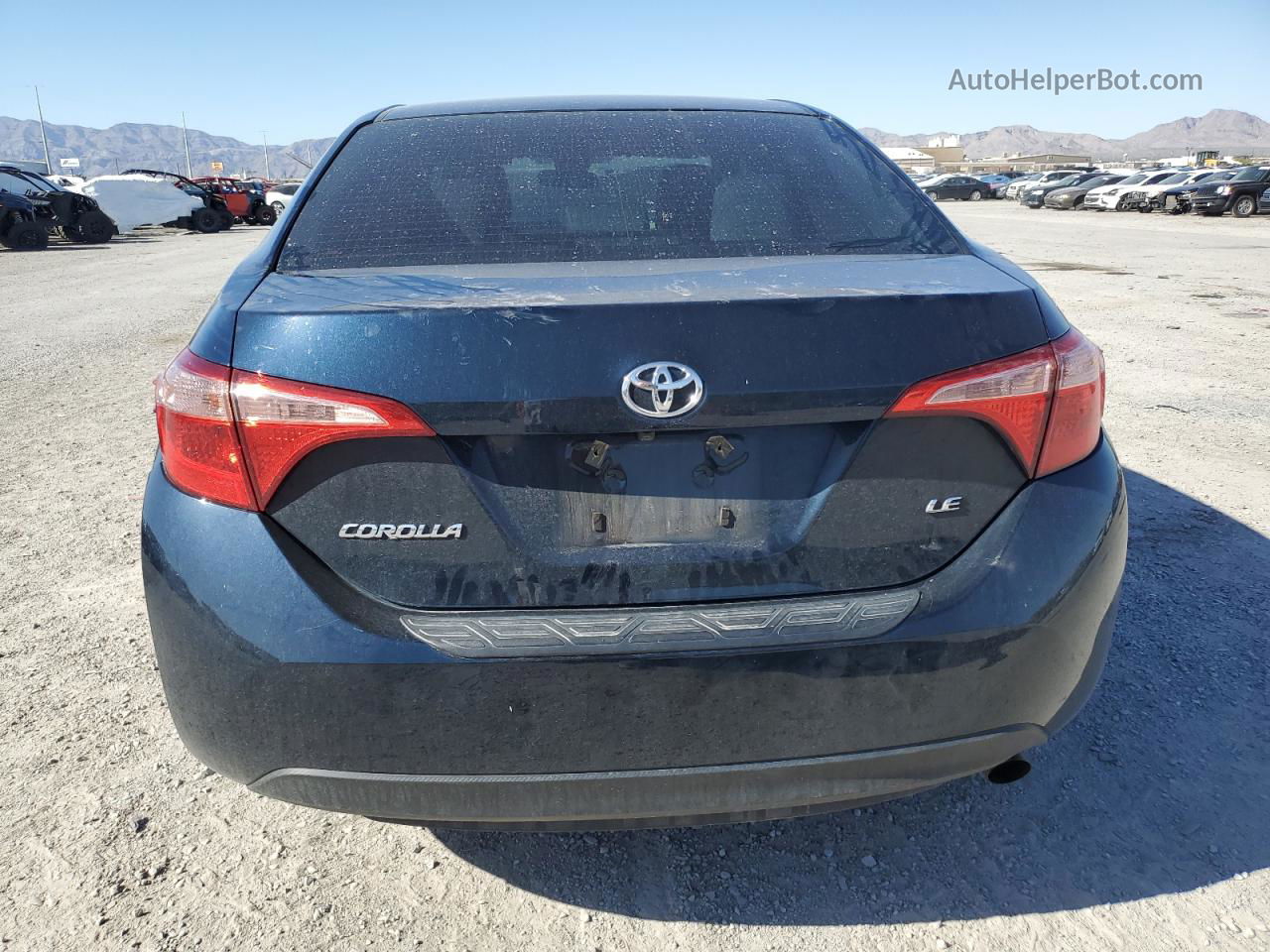 2019 Toyota Corolla L Blue vin: 2T1BURHE4KC196325