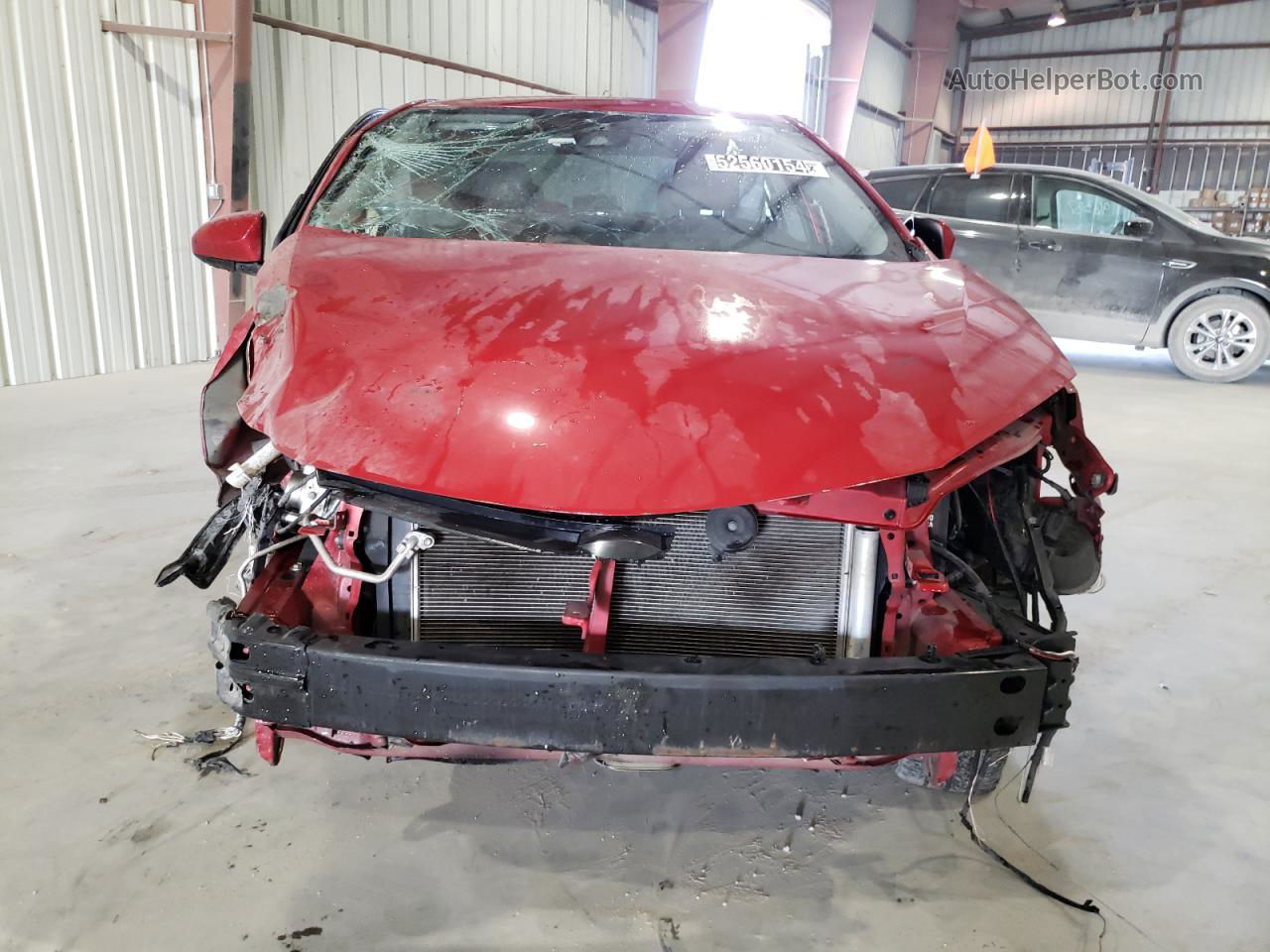 2019 Toyota Corolla L Red vin: 2T1BURHE4KC197524