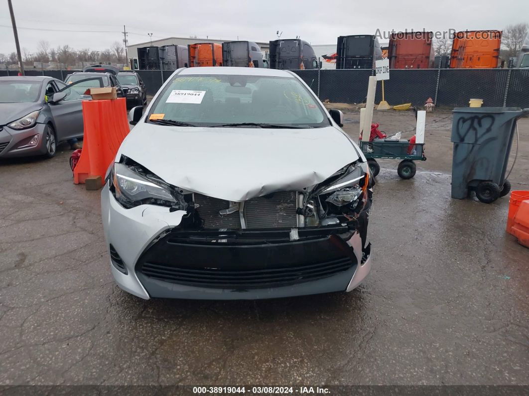 2019 Toyota Corolla L Silver vin: 2T1BURHE4KC205248