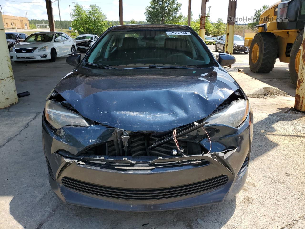 2019 Toyota Corolla L Blue vin: 2T1BURHE4KC207131