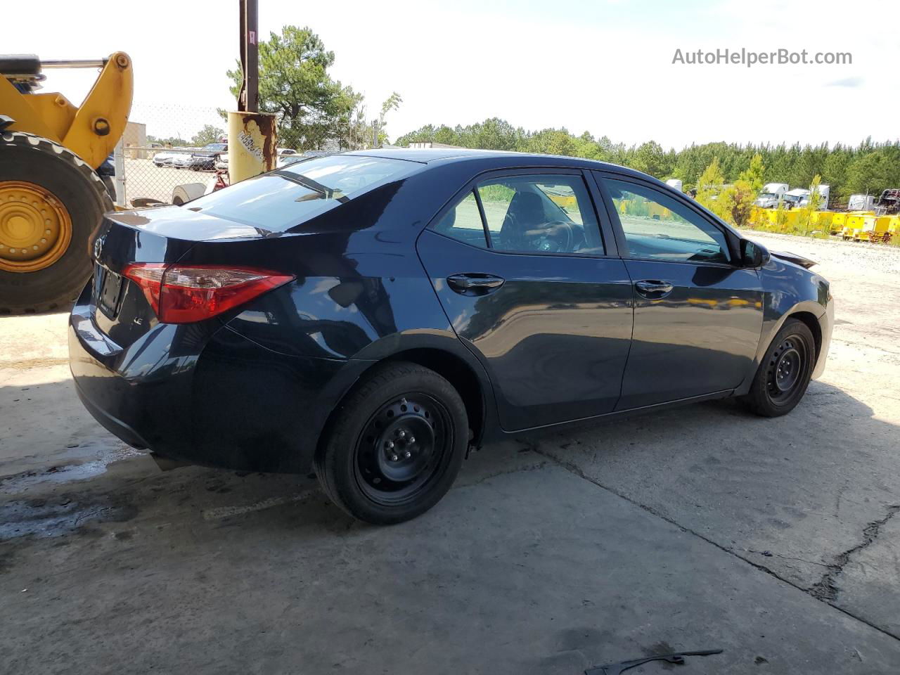 2019 Toyota Corolla L Blue vin: 2T1BURHE4KC207131