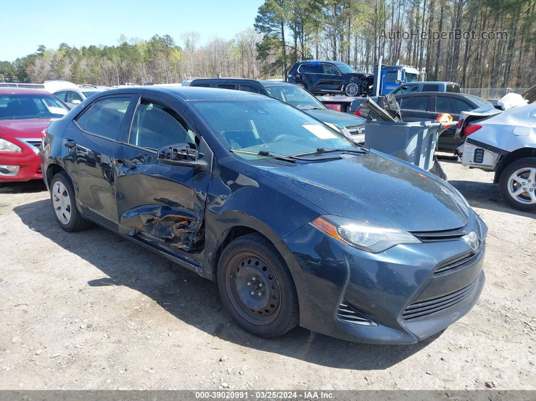 2019 Toyota Corolla Le Blue vin: 2T1BURHE4KC212832