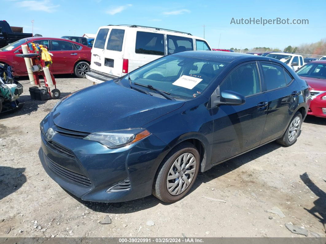 2019 Toyota Corolla Le Blue vin: 2T1BURHE4KC212832