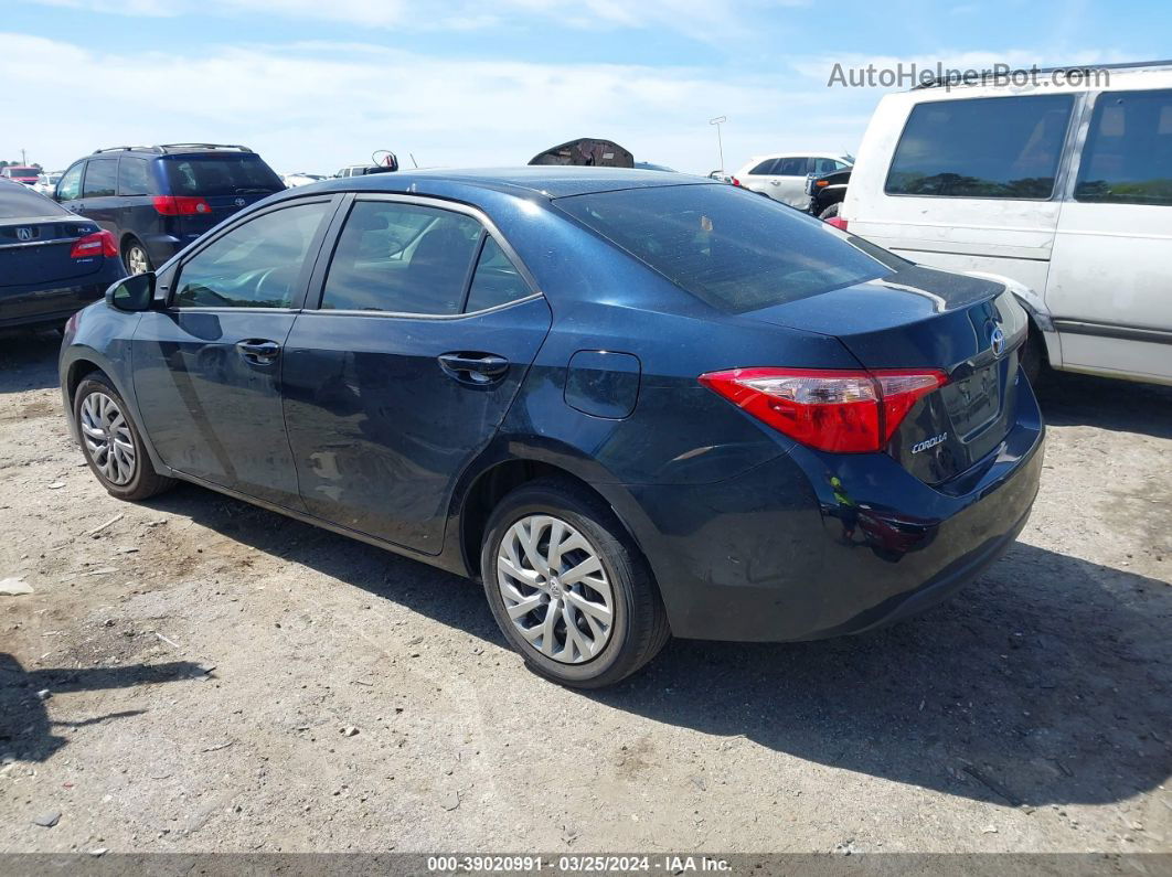 2019 Toyota Corolla Le Blue vin: 2T1BURHE4KC212832