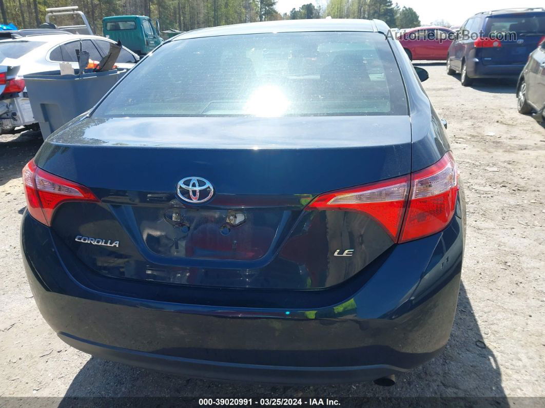 2019 Toyota Corolla Le Blue vin: 2T1BURHE4KC212832