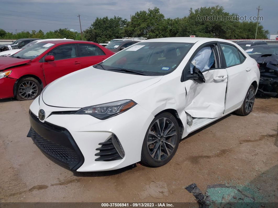 2019 Toyota Corolla L/le/se/xle/xse Белый vin: 2T1BURHE4KC230375