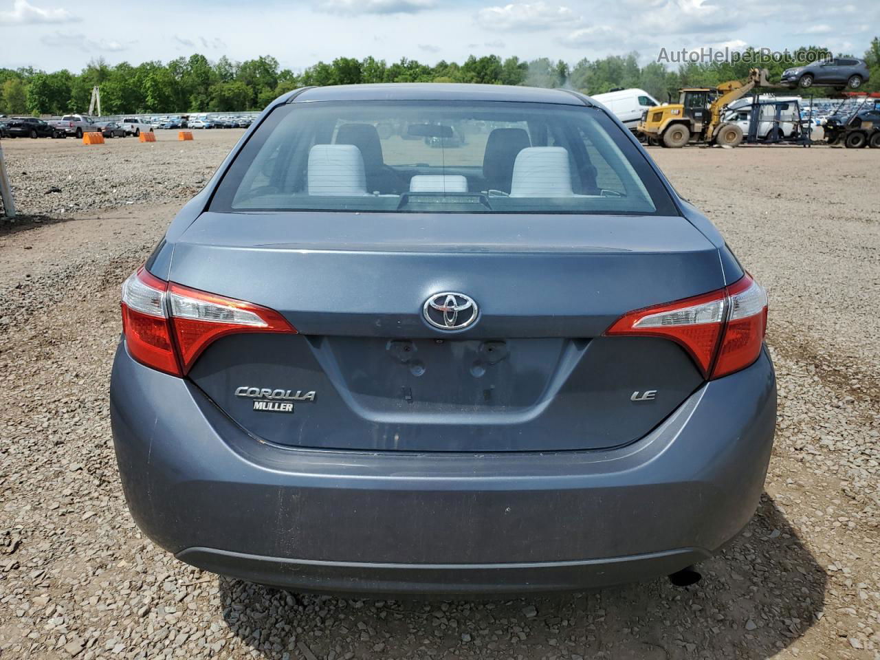 2014 Toyota Corolla L Gray vin: 2T1BURHE5EC016581