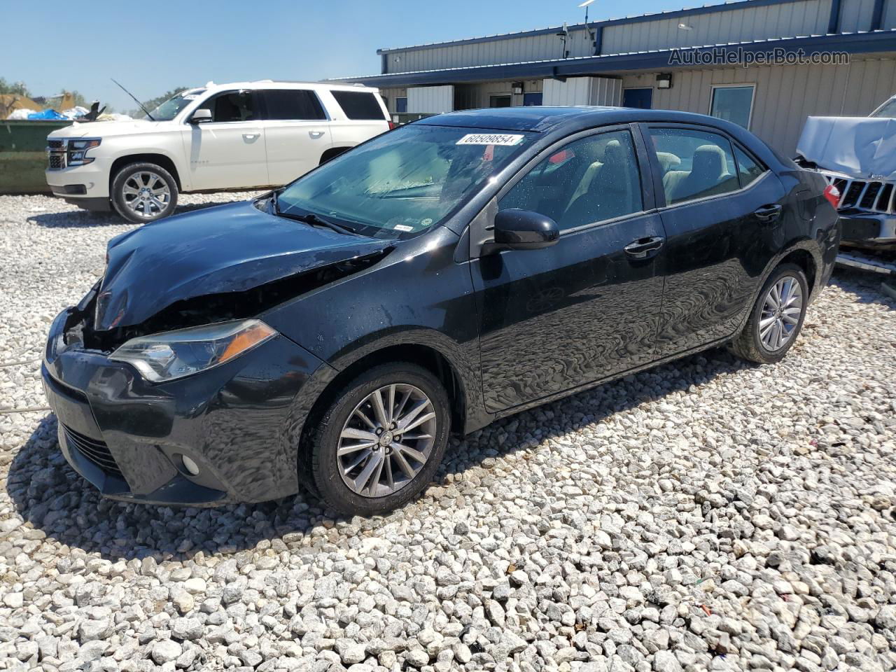 2014 Toyota Corolla L Black vin: 2T1BURHE5EC049614