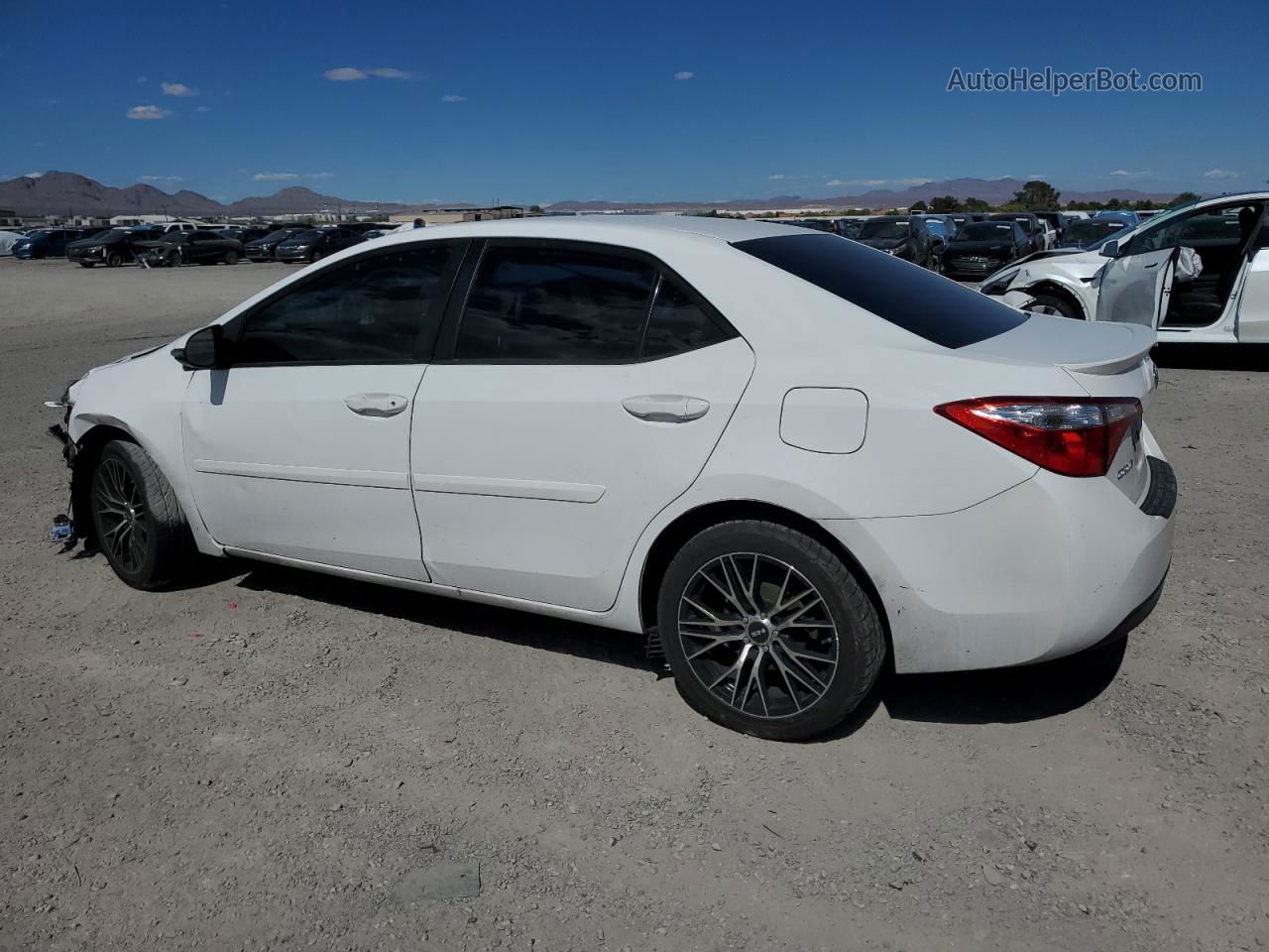 2014 Toyota Corolla L White vin: 2T1BURHE5EC081012