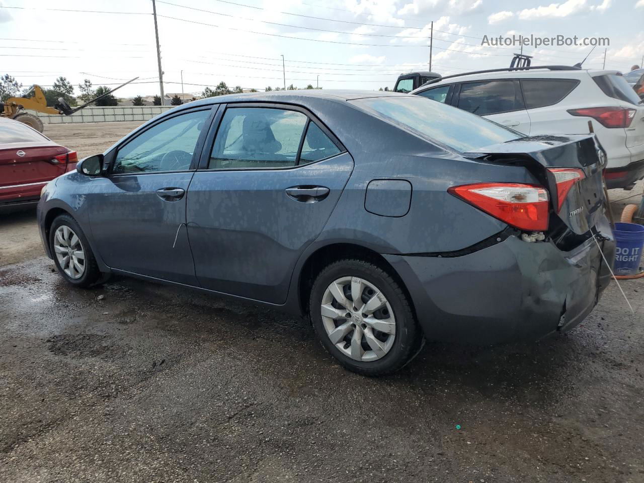 2014 Toyota Corolla L Gray vin: 2T1BURHE5EC085898