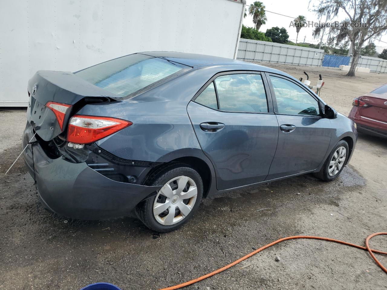 2014 Toyota Corolla L Gray vin: 2T1BURHE5EC085898