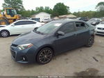 2014 Toyota Corolla S Premium Blue vin: 2T1BURHE5EC126952